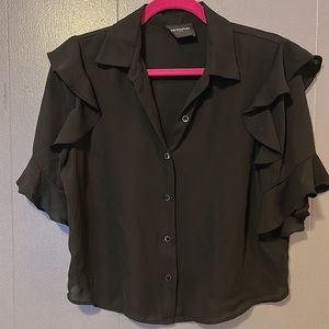 Sandro | Ruffled Sleeve Blouse